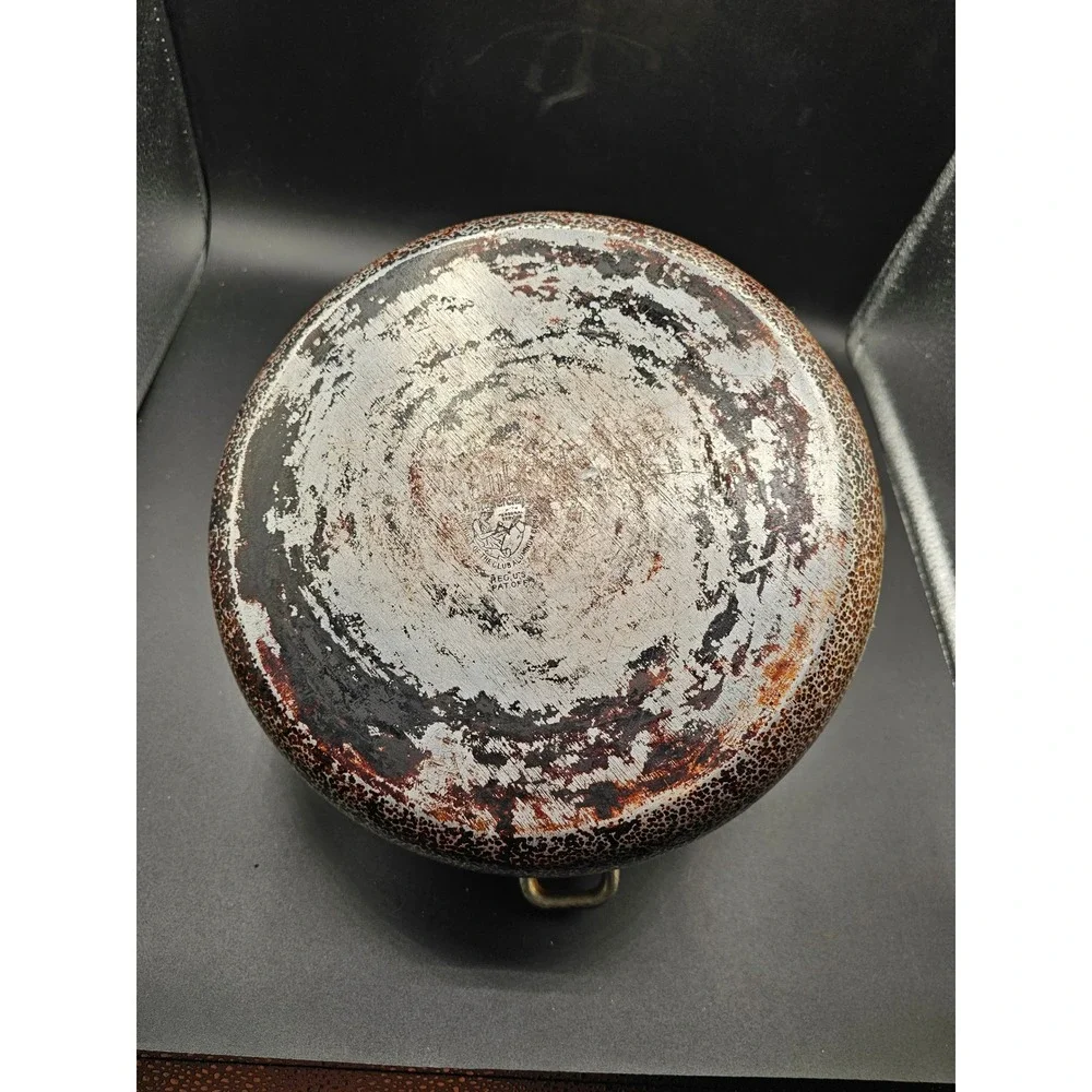 Vintage Club Hammercraft Cast Aluminum Dutch Oven 10in Pot with Lid Bail Handle